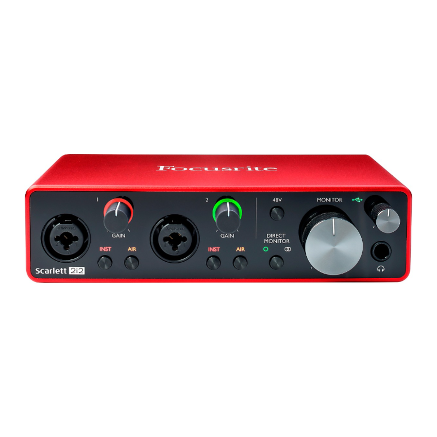 Focusrite Scarlett 2i2 3rd Generation USB Audio Interface - Tony's