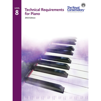 Technical Requiremnts Piano Level 8