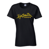 Tony's Music Box Tony's Music Box T-Shirts Fredericton Womens - M - Black w. Yellow Logo