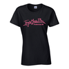 Tony's Music Box Tony's Music Box T-Shirts Fredericton Womens - L - Black w. Pink Logo
