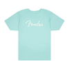 Fender Fender Spaghetti Logo T-Shirt, Daphne Blue  - XL