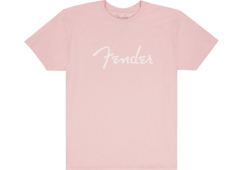 Fender Spaghetti Logo T-Shirt Shell Pink - M 