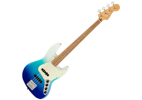 Fender Player Plus Jazz Bass - Pau Ferro w/ Bag, Belair Blue 
