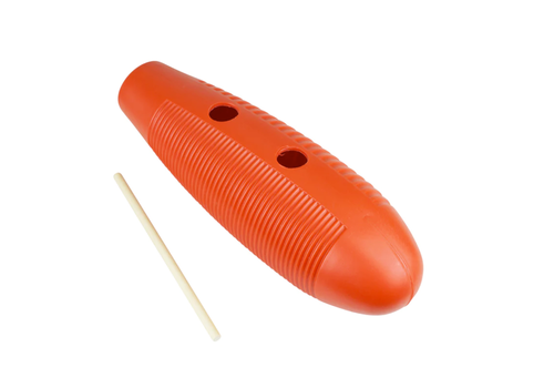 Groove Masters GUIRO-P Large Plastic Guiro - Red 