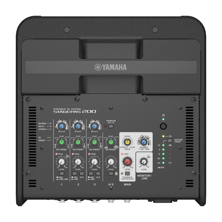 Yamaha Stagepas 200BTR Portable PA System - Tony's Music Box Ltd
