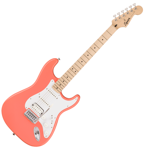 Squier Sonic Stratocaster HSS, Maple Fingerboard - Tahitian Coral