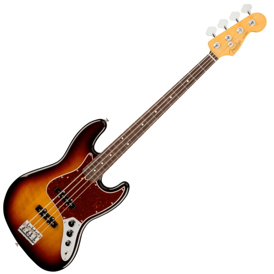 Fender Fender American Professional II Jazz Bass - 3 Color Sunburst with  Rosewood Fingerboard
