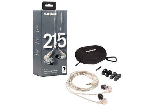 Shure SE215-CL Sound Isolating Earphones - Clear 