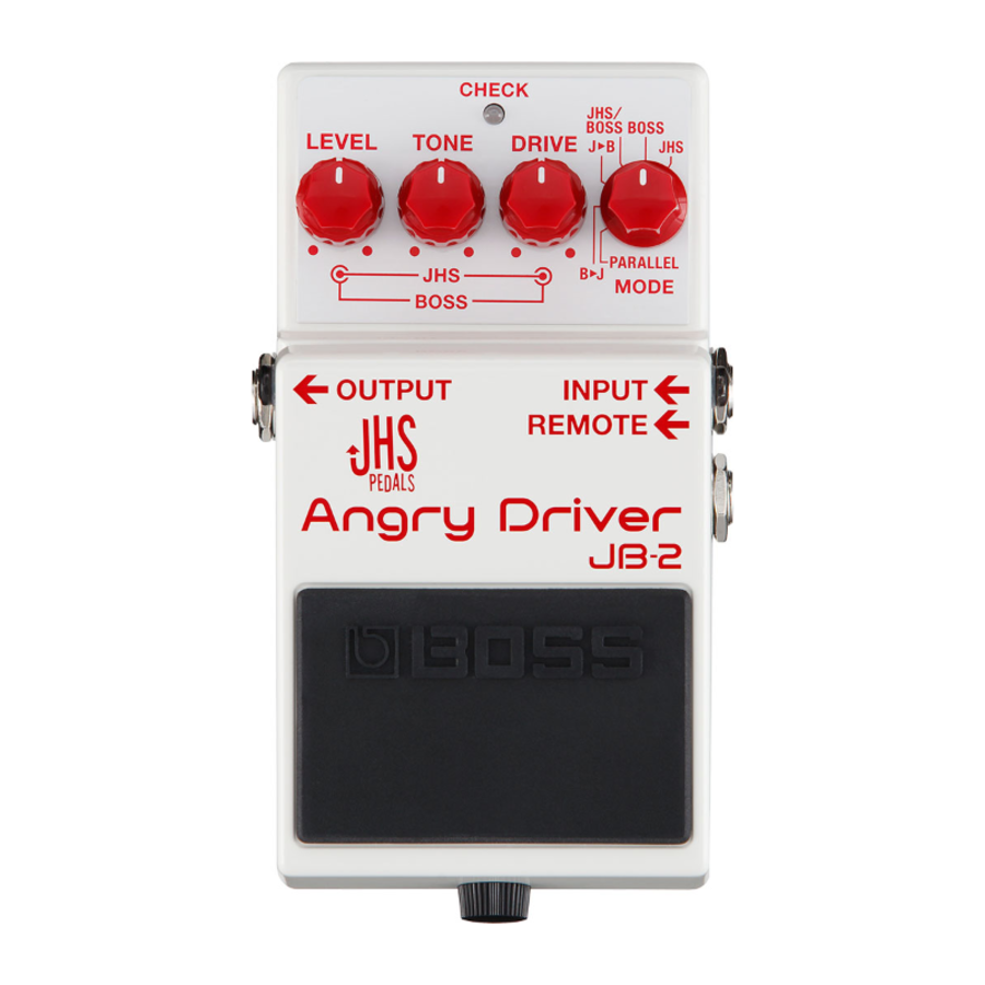 BOSS Boss JB-2 Angry Driver Dual Distortion Pedal