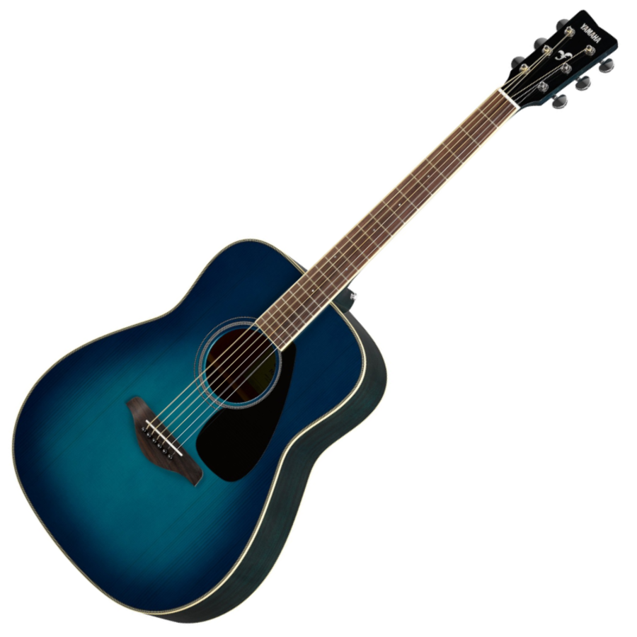 Yamaha FG820 SB Spruce Top Acoustic Guitar - Sunset Blue - Tony's