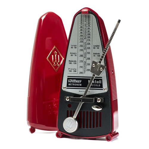 Wittner 834 Taktell Piccolo Metronome, Ruby Red 