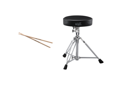 Roland DAP-2X V-Drums Accessory Package (Drum Throne & Sticks) 