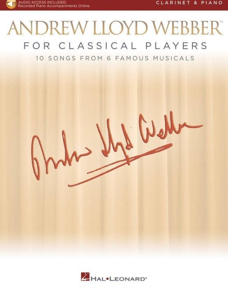 Hal Leonard Andrew Lloyd Webber for Classical Players