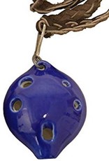 Ceramic Ocarina; Large w/ String