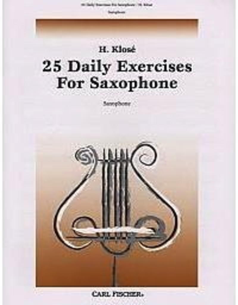 Klose - 25 Daily Exercises For Saxophone