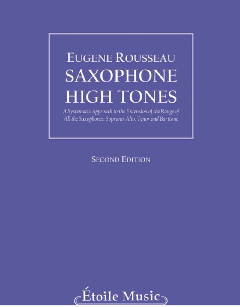 Hal Leonard Saxophone High Tones  Eugene Rousseau