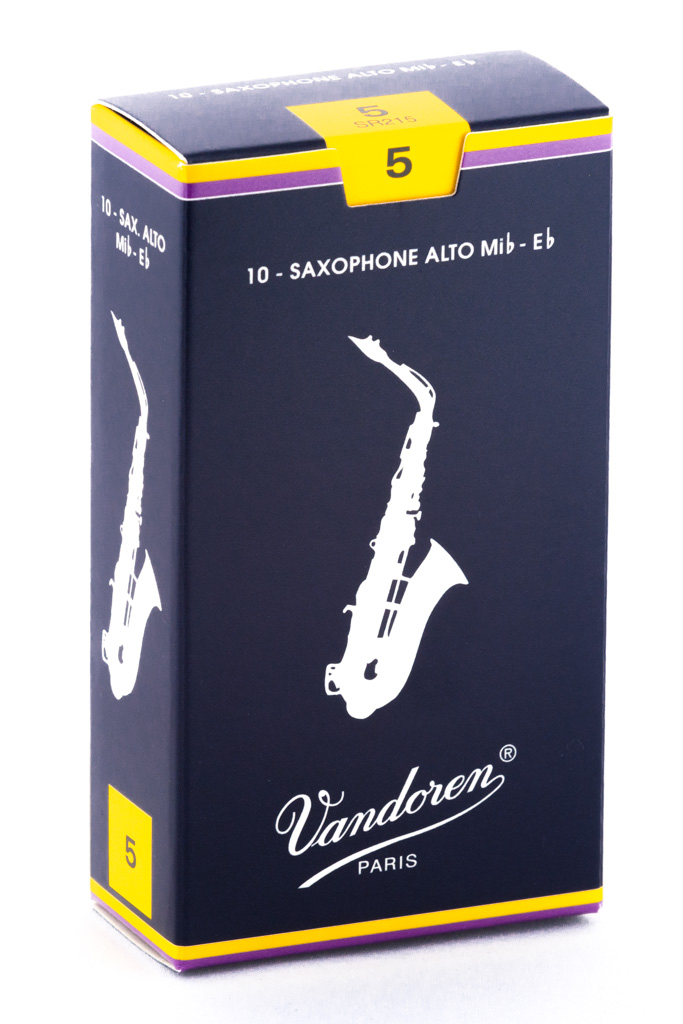 Vandoren Traditional Alto Sax Box of 10 Reeds The Music Place
