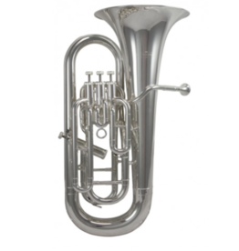 Schagerl Schagerl 900S, 3+1 Valve Euphonium, SIlver Plate, Large Bore, ABS Case