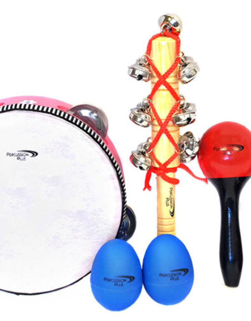 Percussion Plus Percussion Plus 4 Pce Percussion Set w/Bag