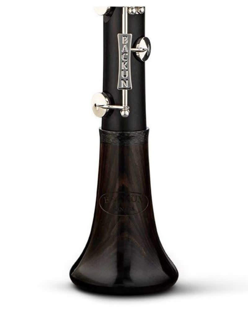 Backun Backun Q Series Bb Clarinet Grenadilla w/Eb Lever; Silver Keys and Silver Posts