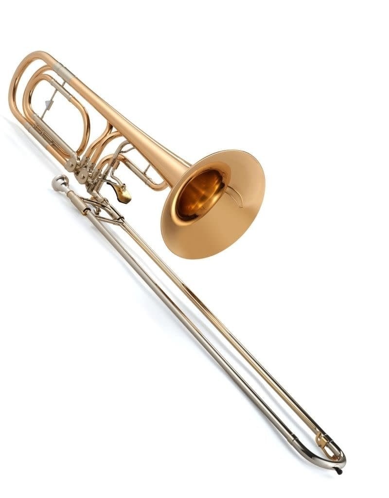 Kühnl & Hoyer Kuhnl & Hoyer F/D/Bb/A Contra Bass Trombone, 270mm Bell, .563/.591 Bore, Nickel Silver Slide, Exchangable Lead Pipe, 2 Rotary Valves