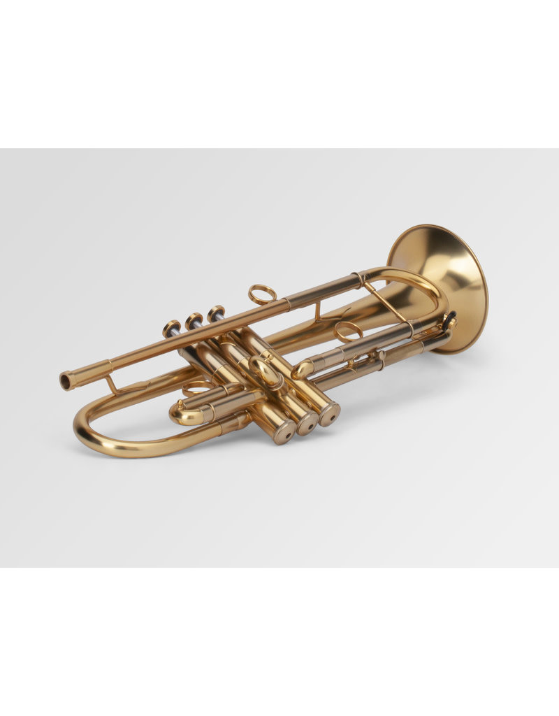 Adams Adams A1V2 Yellow Brass Bb Trumpet - Satin Gold Lacquer
