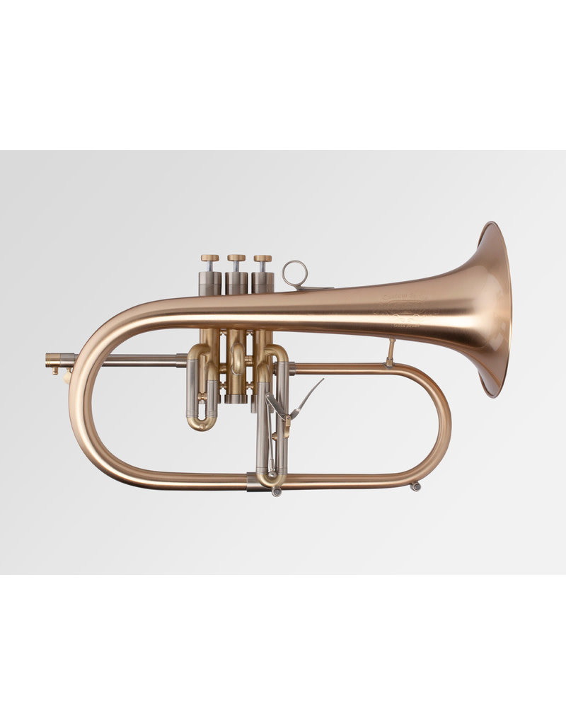 Adams Adams F2 Gold Brass Bb Flugelhorn - Brushed Lacquer