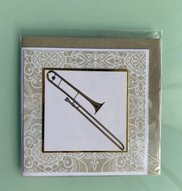 Musical Instrument Card assorted design (blank inside)