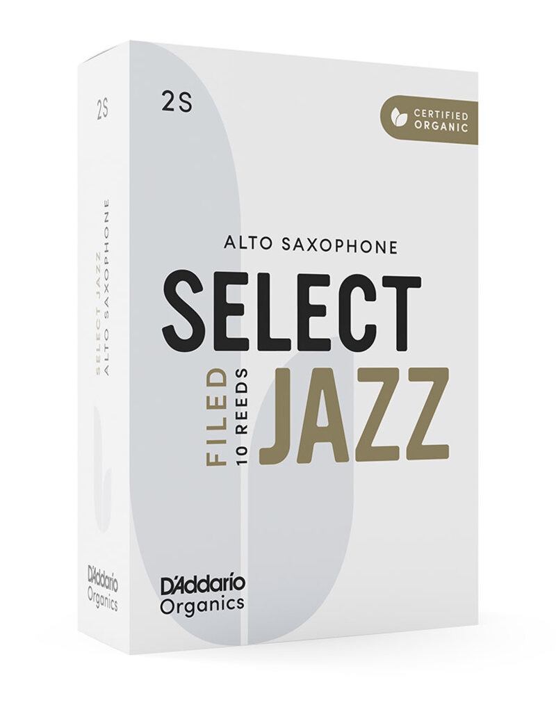 D'Addario D’Addario Organic Jazz Select Filed Alto Saxophone Reeds