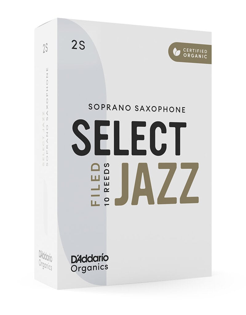D'Addario D’Addario Organic Jazz Select Filed Soprano Saxophone Reeds