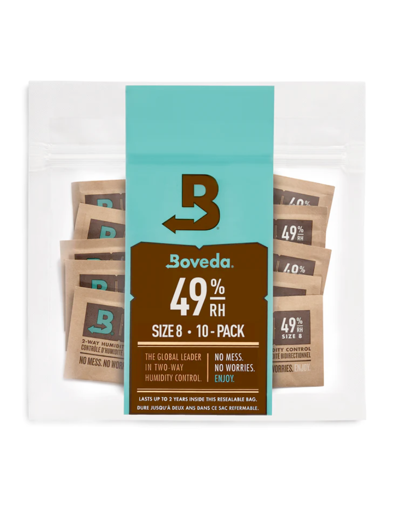 Boveda Boveda 49% RH 10-Pack Size 8 For Bows and Small Woodwinds
