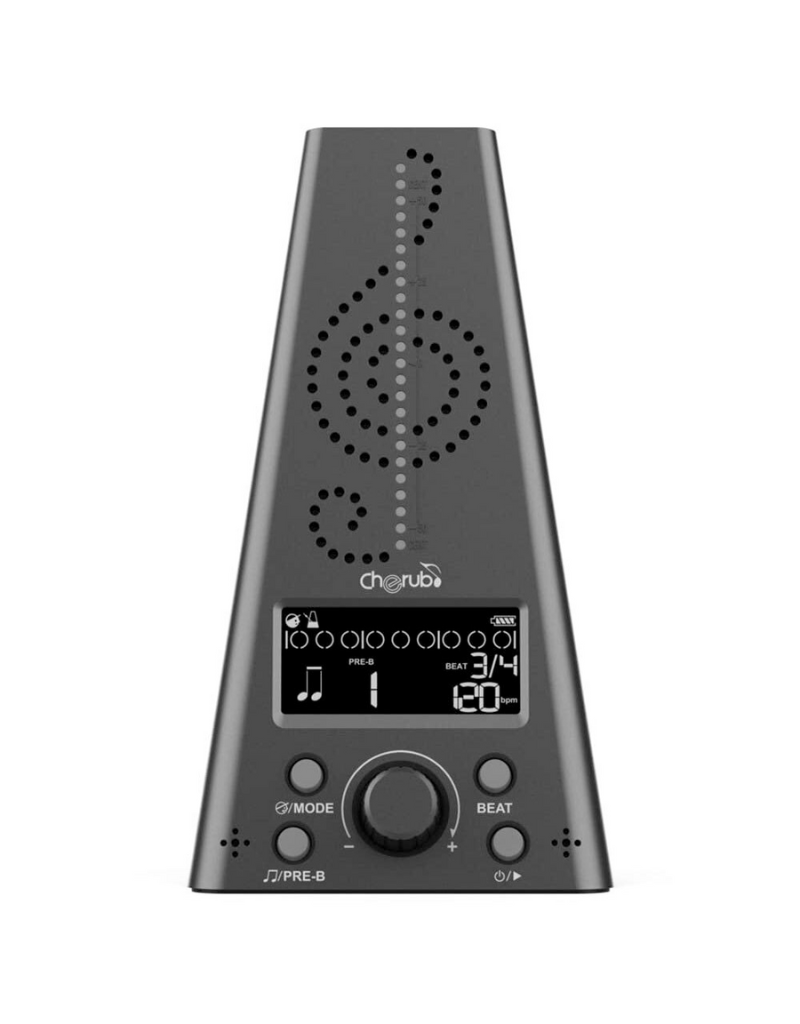 Cherub Cherub Rechargeable Digital Metronome & Tuner in Black