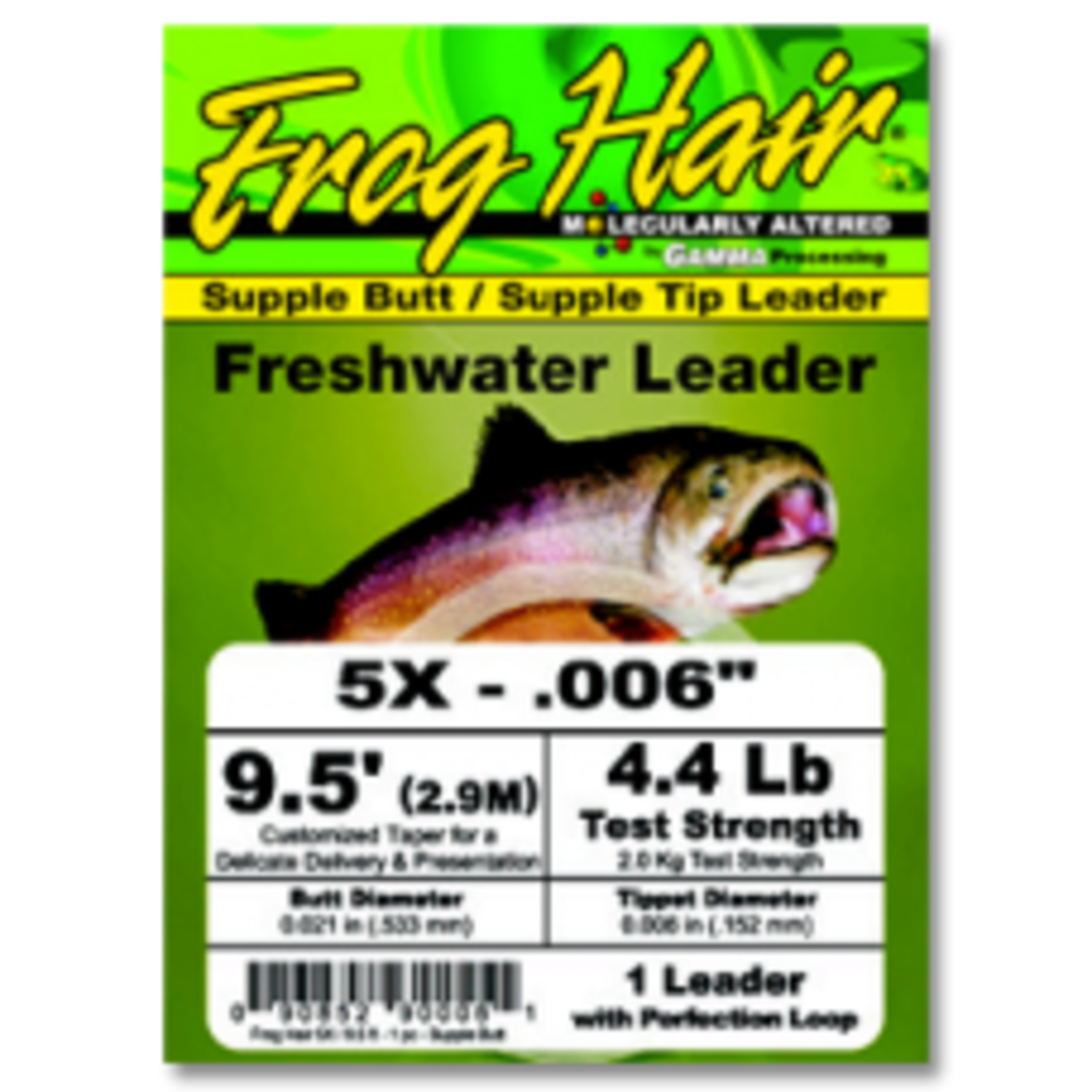 frogg hair FROG HAIR SUPPLE BUTT LEADER 9.5 FT