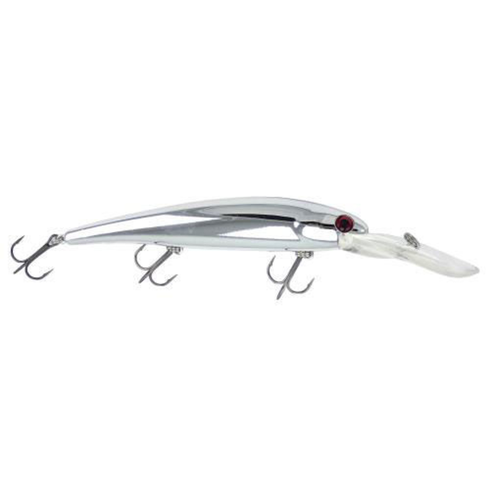 Bandit Deep Walleye Jerkbait - Chrome Black back