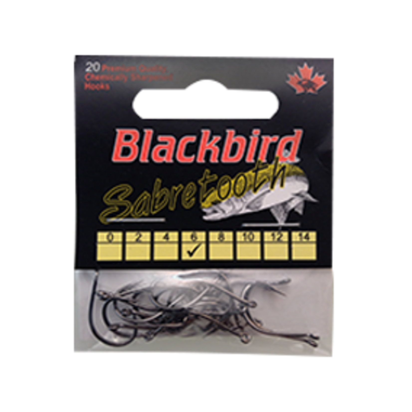 Black Bird Red Wing/ Black Bird SABRETOOTH EGG HOOK BRONZE CHEMICALLY SHARP 20/PK