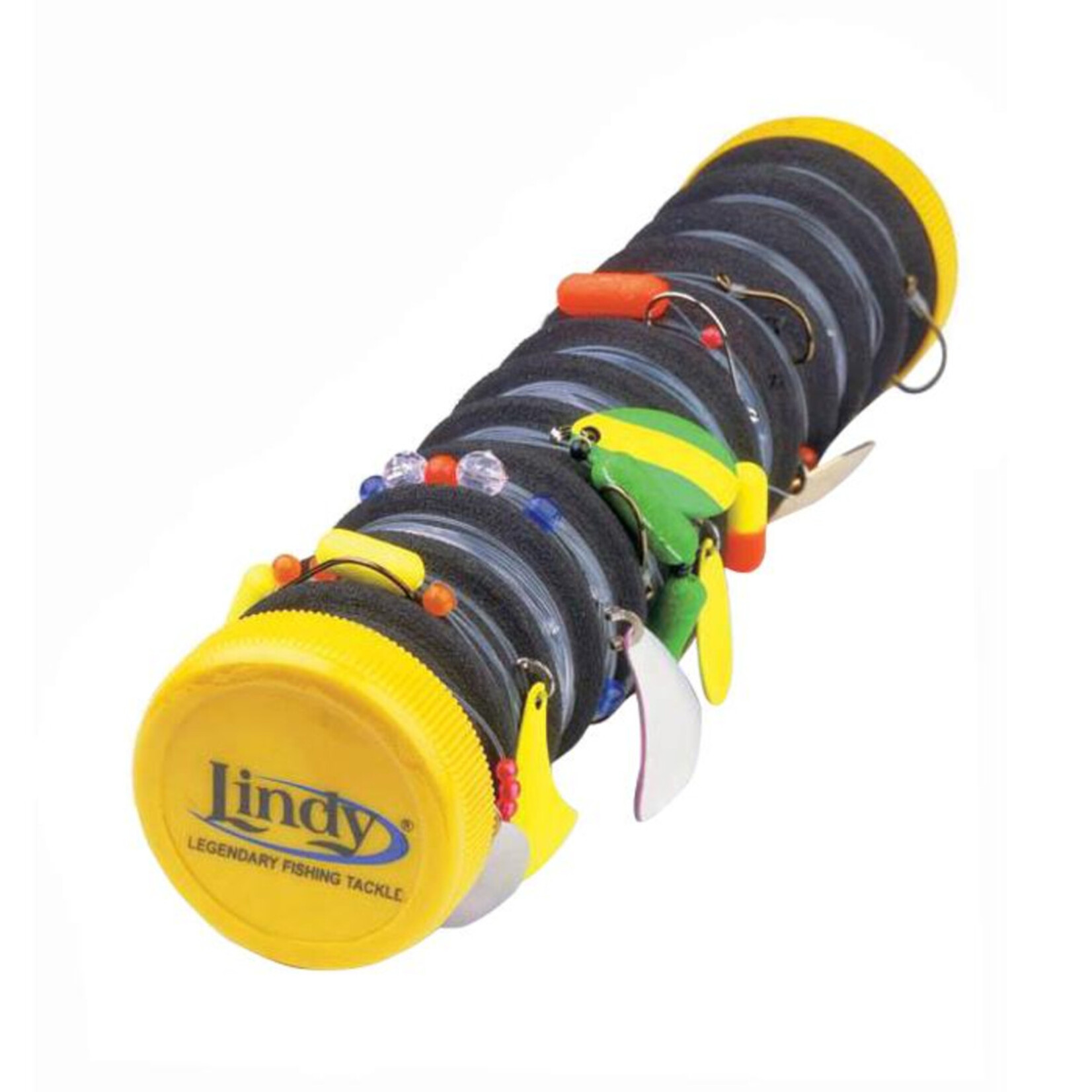 USE PRADCO 20225 LINDY RIGGER HOLDER HOLDS WORM HARNESSES/SNELLEDHOOKS ---IT FLOATS!---