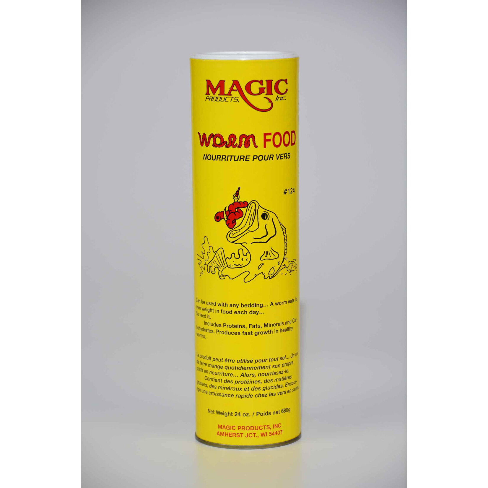 Magic Products/The Metal Ware Corp. MAGIC WORM FOOD 24 OZ CAN