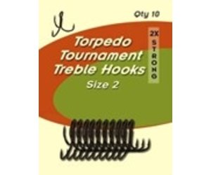 TORPEDO TOURNAMENT TREBLE HOOKS - Poor Richards