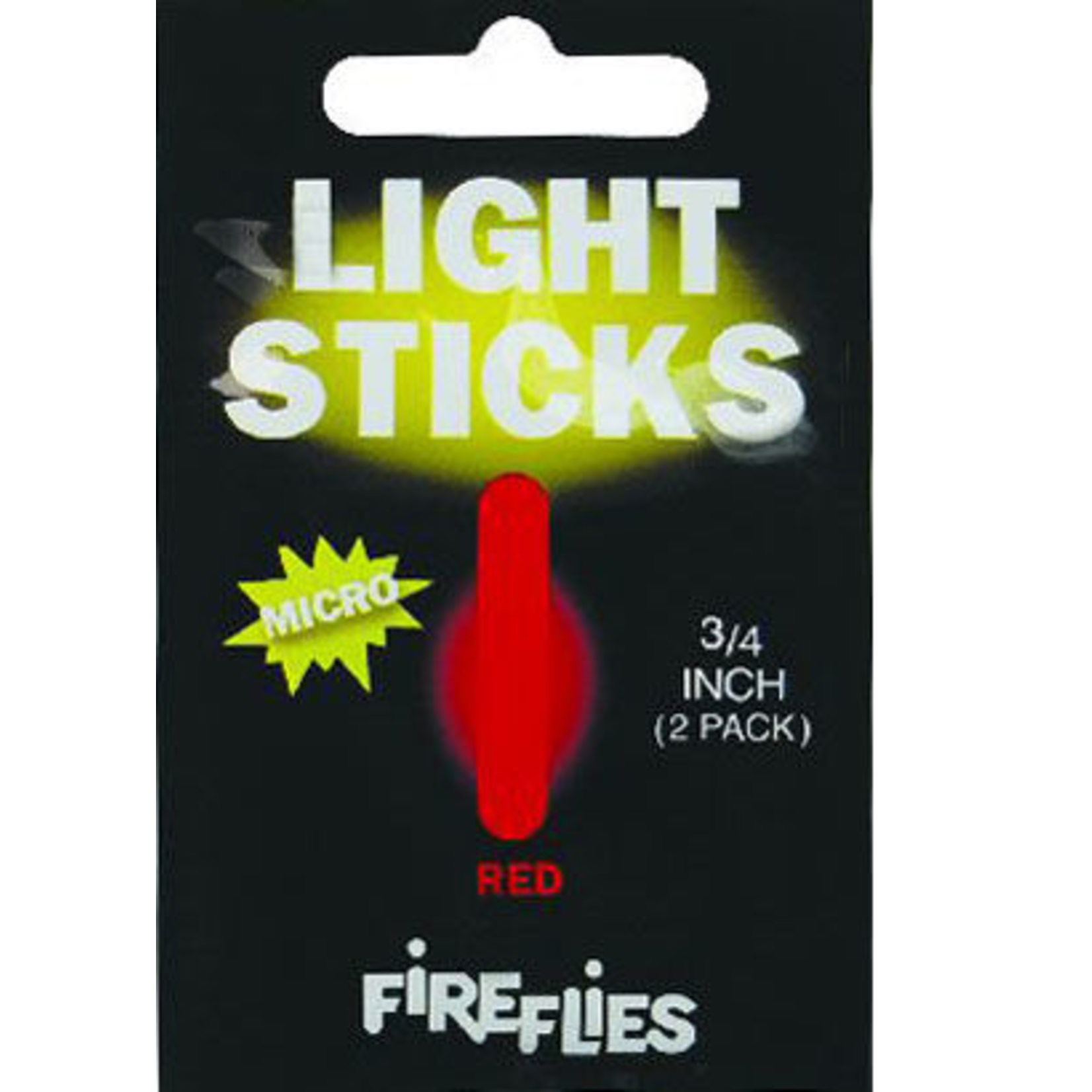 HAWKEN FISHING Fire Flies Micro Glo Stick 3/4 inch 2 pack