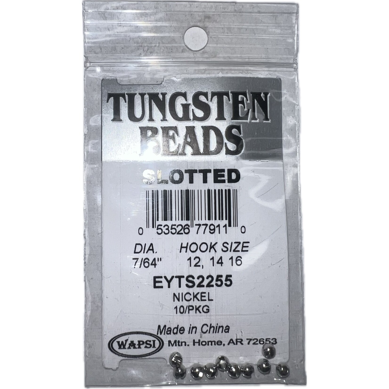 SLOTTED TUNGSTEN BEADS