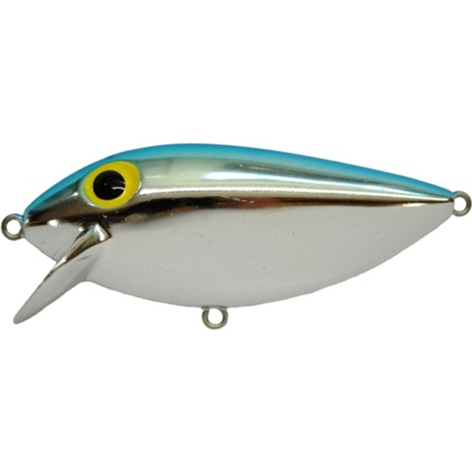 Brad's ThinFish Green Speck (UV); 2 3/4 in.