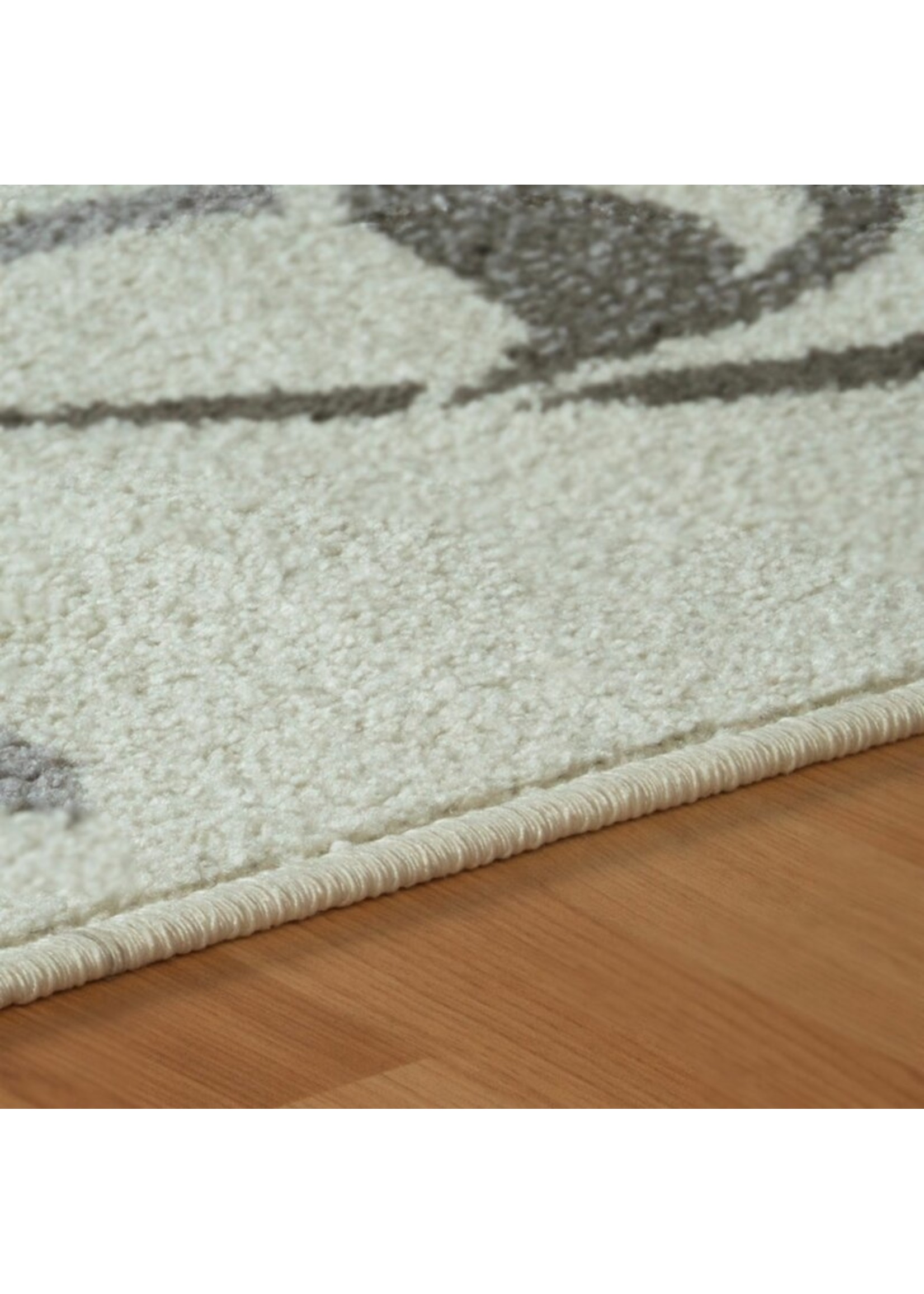 *4' x 6' - Breese Floral Ivory/Gray Area Rug