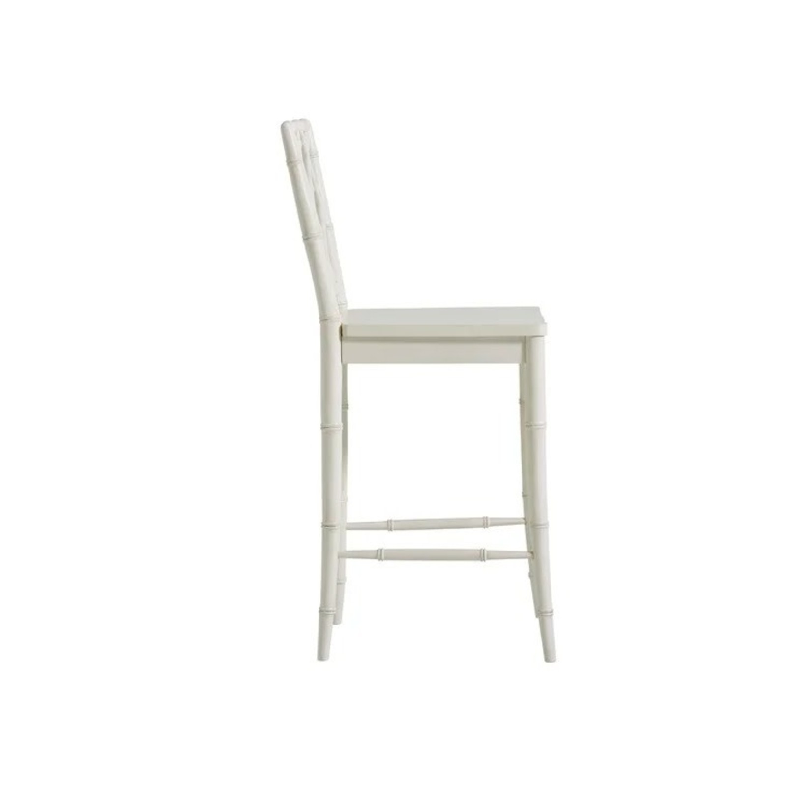 Abrahams Solid Wood Bar & Counter Stools - set 2 - Off White - The Posh