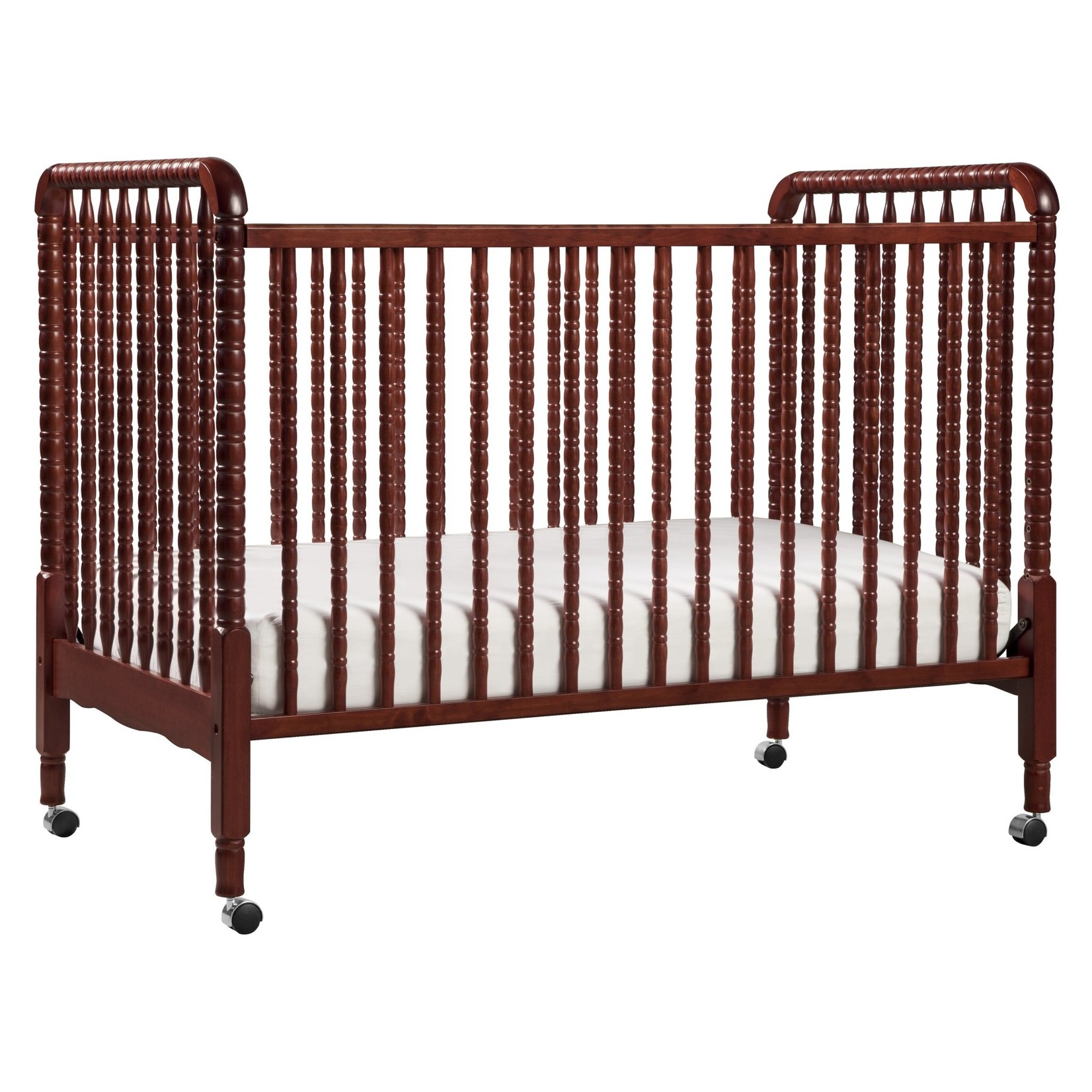 *Jenny Lind 3-in-1 Standard Convertible Portable Crib - Cherry