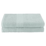 *Hannu 2 Piece 100% Cotton Bath Sheet Towel Set - Aqua Marine - Final Sale