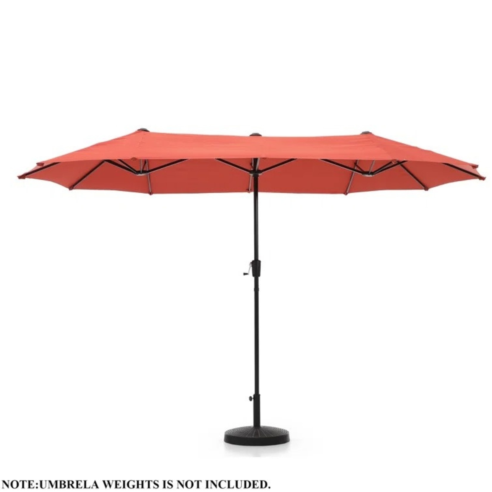 *Kenley 13' x 6.5' Rectangular Market Umbrella - Orange