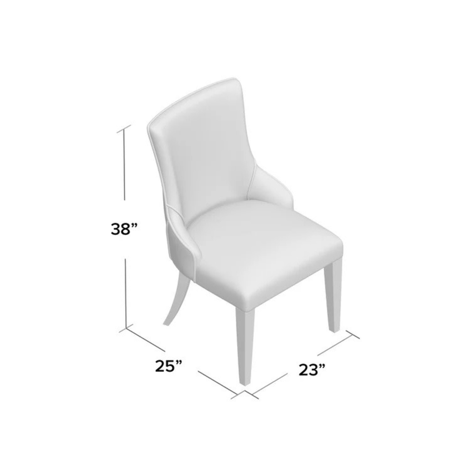 *Averill Linen Upholstered Side Chairs - Set of 2 - Beige