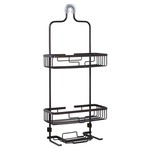*Stier Two Shelve Aluminum Shower Caddy With Locktop