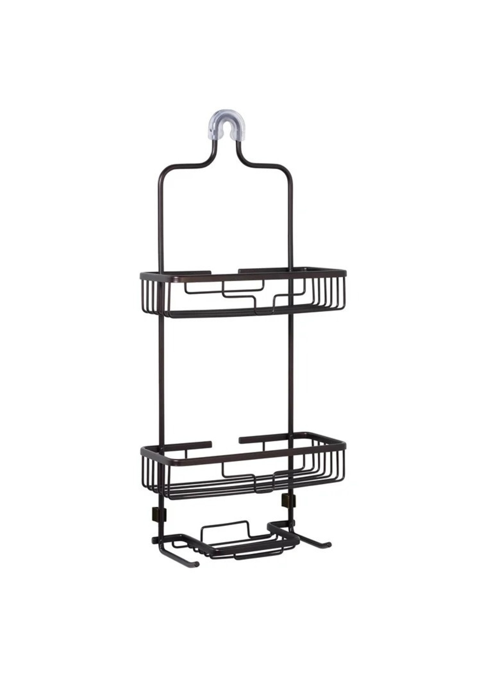 *Stier Two Shelve Aluminum Shower Caddy With Locktop