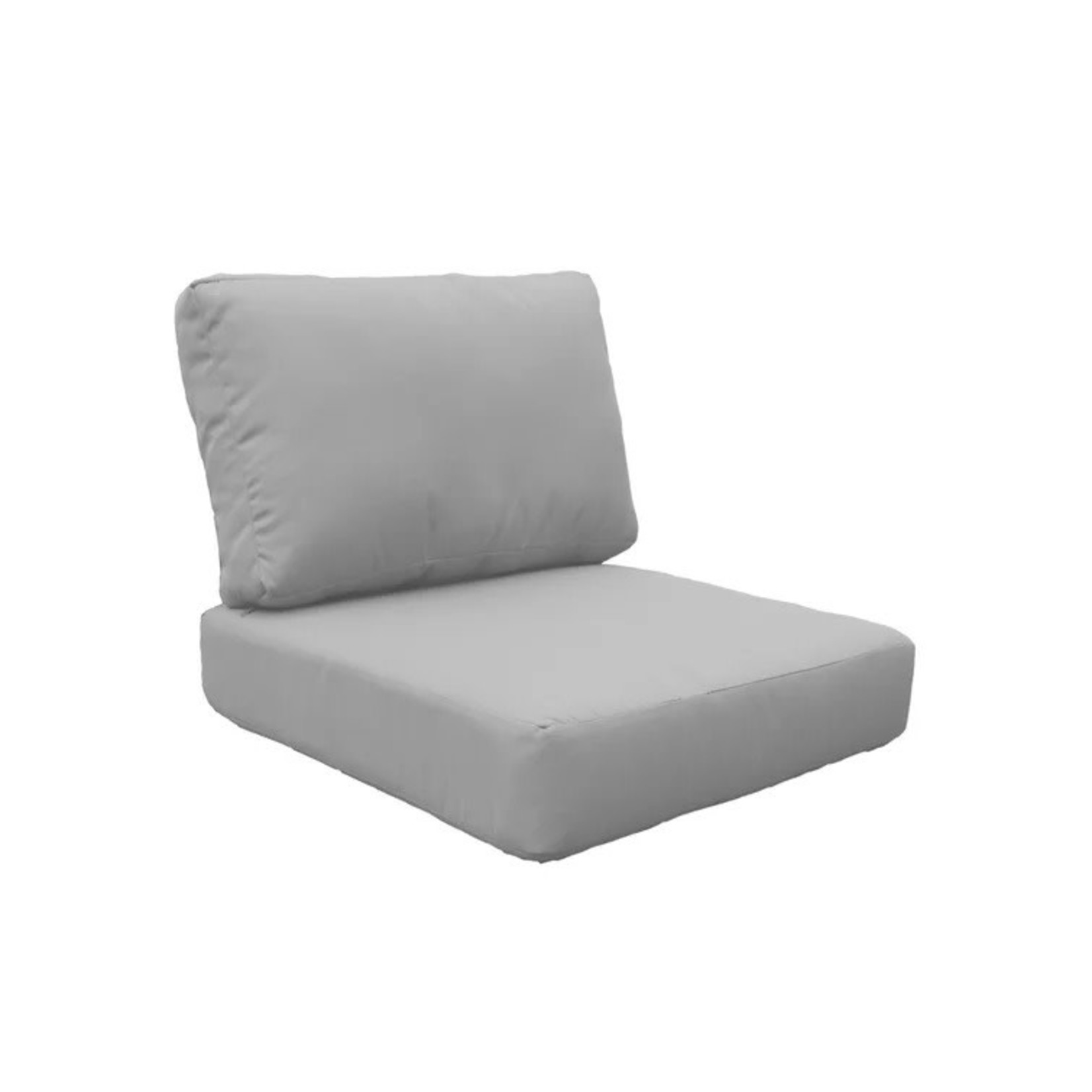 *Indoor/Outdoor Lounge Chair Cushion Grey - Seat & Back - Ink mark on back cushion